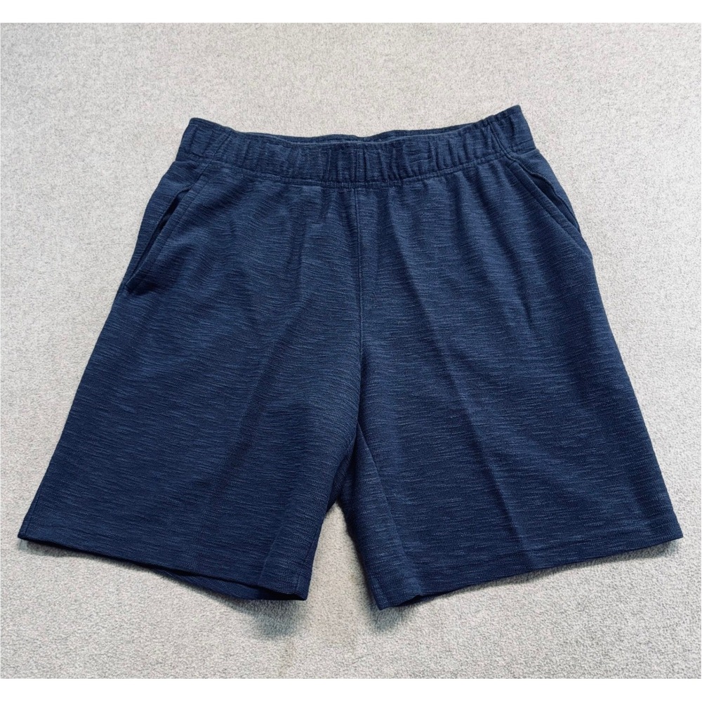 Nike Mens M Dri-FIT Shorts Navy Blue Heather Standard Fit Training Athletic Gym